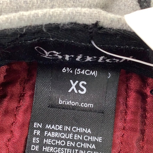 Brixton Fiddle flat cap charcoal Size XS NWT - Picture 11 of 13